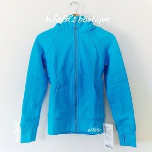 lululemon Scuba Full-Zip Hoodie in Kayak Blue Light Size 4 Brand New NWT